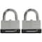 Brinks Keyed Alike Padlock, Laminated Steel, 40mm, High Security 2 Pk 172-40201 - alternate 2